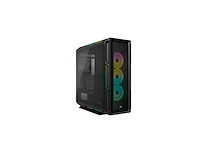 Corsair pc behuizing case corsair 5000t rgb tg midtowermodel gehard glas zwart
