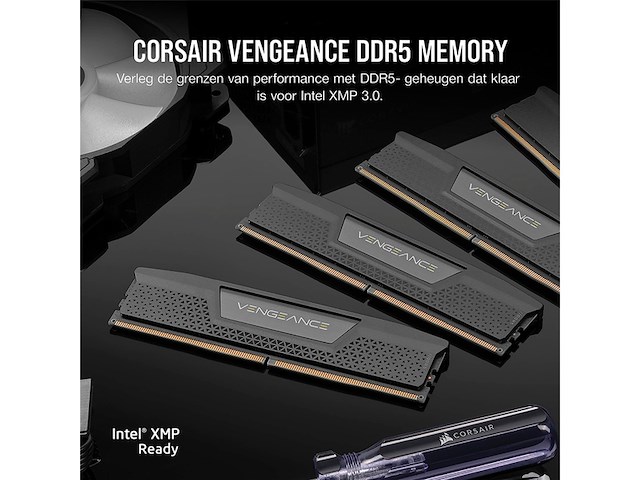 Corsair vengeance ram-geheugen 64gb 2 x 32 gb - afbeelding 1 van  5