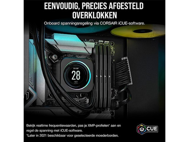 Corsair vengeance ram-geheugen 64gb 2 x 32 gb - afbeelding 4 van  5