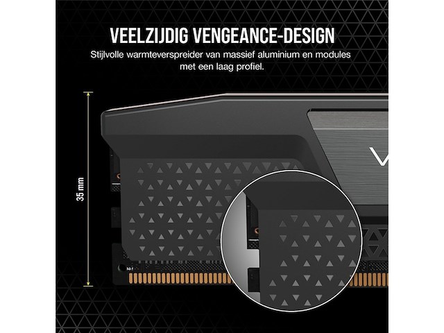 Corsair vengeance ram-geheugen 64gb 2 x 32 gb - afbeelding 5 van  5
