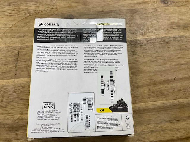 Corsair vengeance rgb ddr 4, 4 x8 gb, 3200mhz - afbeelding 2 van  2