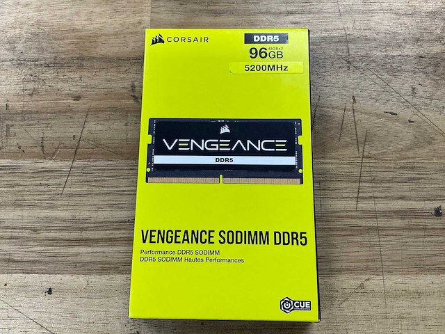 Corsair vengeance sodimm ddr5 96gb (2x48gb) 5200mhz cmsx96gx5m2a5200c44 - afbeelding 2 van  3