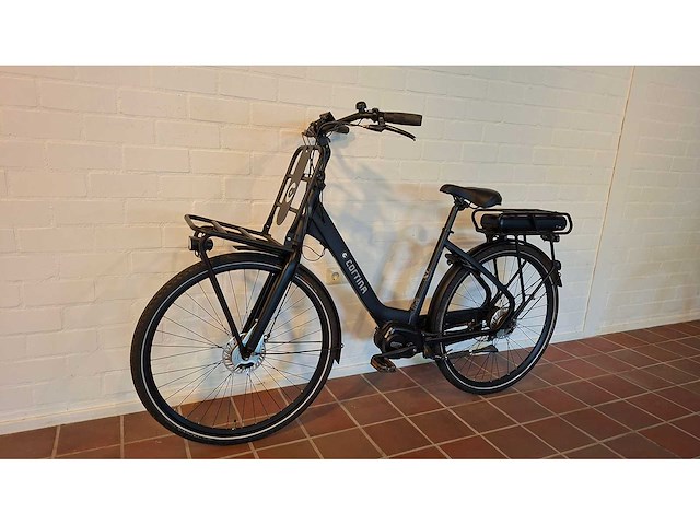 Cortina e-common elektrische damesfiets dames fiets zwart middenmotor - afbeelding 2 van  7