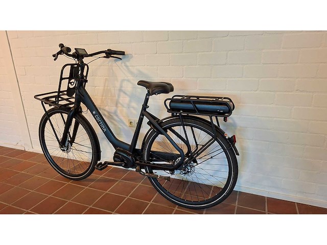Cortina e-common elektrische damesfiets dames fiets zwart middenmotor - afbeelding 3 van  7