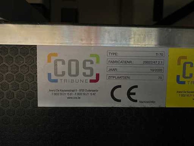 Cos - ti - telescopische tribune - afbeelding 3 van  4