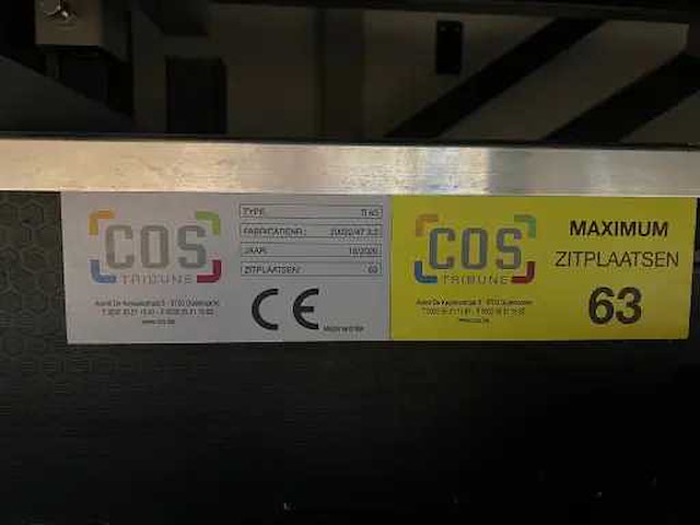 Cos - ti 63 - telescopische tribune - afbeelding 3 van  8