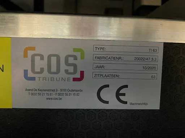 Cos - ti 63 - telescopische tribune - afbeelding 7 van  8