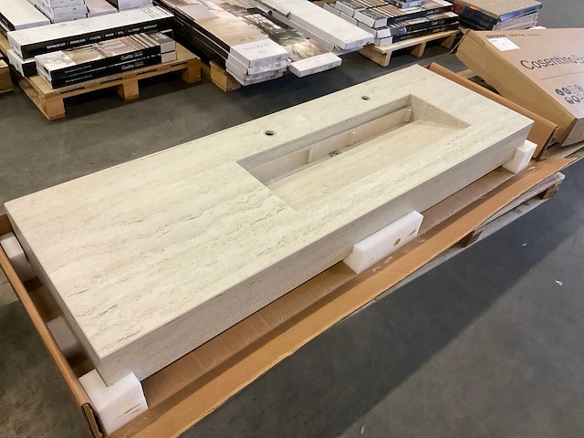 Cosentino simplicity wastafel silestone 180x60 cm - afbeelding 2 van  7