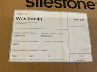 Cosentino simplicity wastafel silestone 180x60 cm - afbeelding 7 van  7