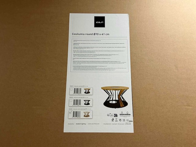 Cosi cosilumia round sandy beige ø70x41 solartafel - afbeelding 3 van  4