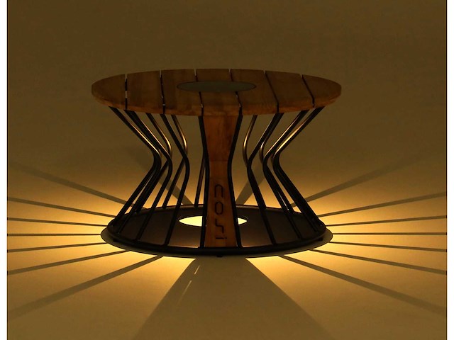 Cosi cosilumia round teak ø70x41 solartafel - afbeelding 1 van  4