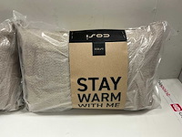 Cosi cosipillow knitted natural 40x60cm warmte kussen (2x) - afbeelding 2 van  3