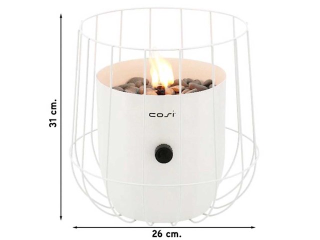 Cosi cosiscoop basket white gas lantaarn (4x) - afbeelding 2 van  4