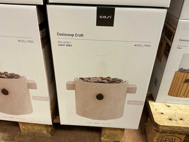 Cosi cosiscoop craft light grey gas lantaarn (4x) - afbeelding 3 van  3