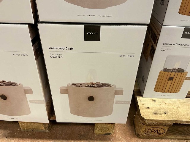 Cosi cosiscoop craft light grey gas lantaarn (4x) - afbeelding 3 van  3