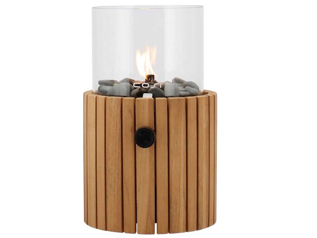 Cosi cosiscoop timber round teak gas lantaarn (4x) - afbeelding 3 van  4