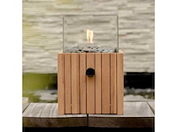 Cosi cosiscoop timber square teak gas lantaarn (4x) - afbeelding 1 van  2