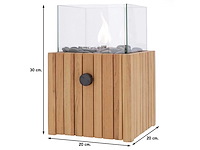 Cosi cosiscoop timber square teak gas lantaarn (4x) - afbeelding 2 van  4