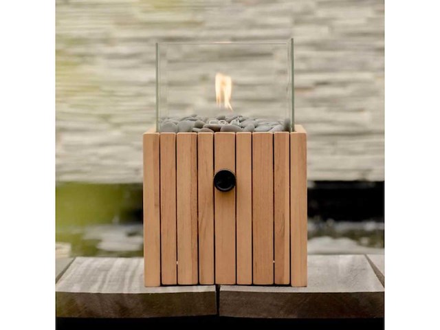 Cosi cosiscoop timber square teak gas lantaarn (4x) - afbeelding 1 van  1