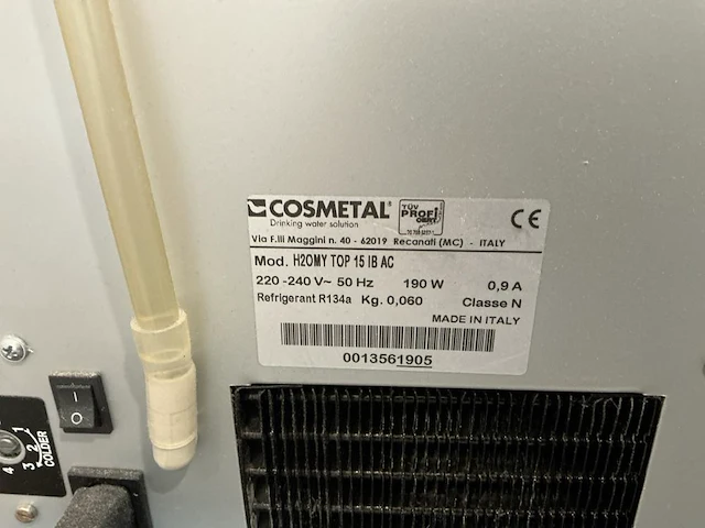 Cosmetal h2omy top 15 ib ac waterkoeler - afbeelding 6 van  6