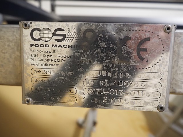 Cosmo food machinery s.r.l. - afbeelding 8 van  8