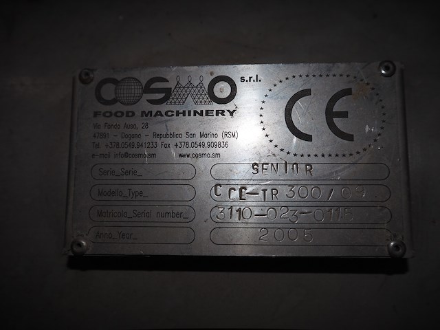 Cosmo food machinery s.r.l. - afbeelding 8 van  8