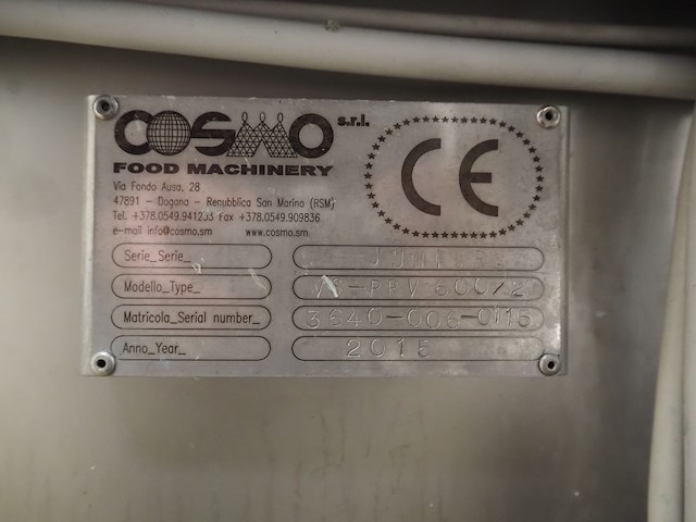 Cosmo food machinery s.r.l. - afbeelding 16 van  16