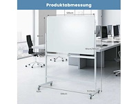 Costway cb10566wh verrijdbaar whiteboard - afbeelding 2 van  4