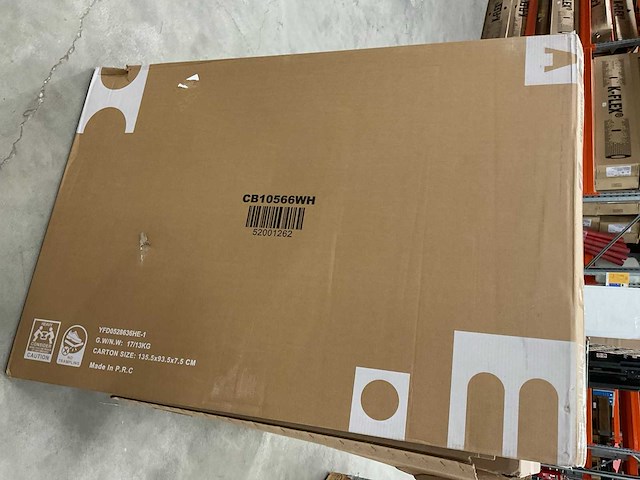 Costway cb10566wh verrijdbaar whiteboard - afbeelding 4 van  4