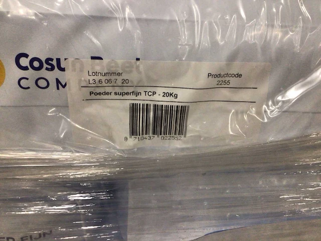 Cosun beet company poedersuiker super fijn tcp 20kg (40x) - afbeelding 3 van  3