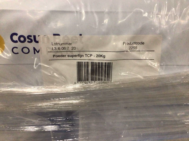 Cosun beet company poedersuiker super fijn tcp 20kg (80x) - afbeelding 3 van  3