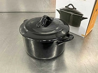 Cosy & trendy - aardewerk mini-ovenschotel met deksel (26x)