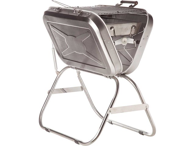 Cosy&trendy - grill - rvs travel bbq opvouwbaar - barbecue - (2x) - afbeelding 1 van  10