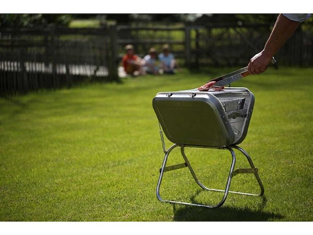 Cosy&trendy - grill - rvs travel bbq opvouwbaar - barbecue - (2x) - afbeelding 3 van  10