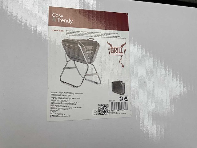Cosy&trendy - grill - rvs travel bbq opvouwbaar - barbecue - (2x) - afbeelding 5 van  10
