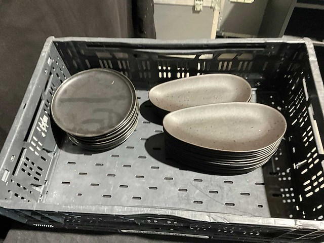 Cosy&trendy zwart servies (85x) - afbeelding 5 van  5