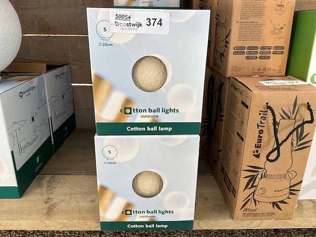 Cotton ball lamp (3x) - afbeelding 2 van  3