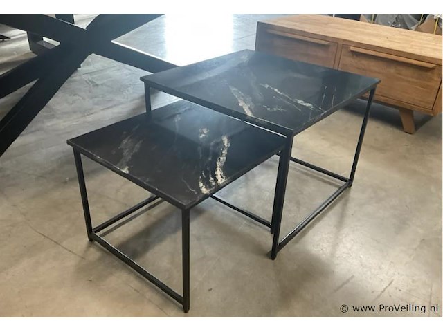 Cotton salontafelset – 2 stuks - afbeelding 1 van  1