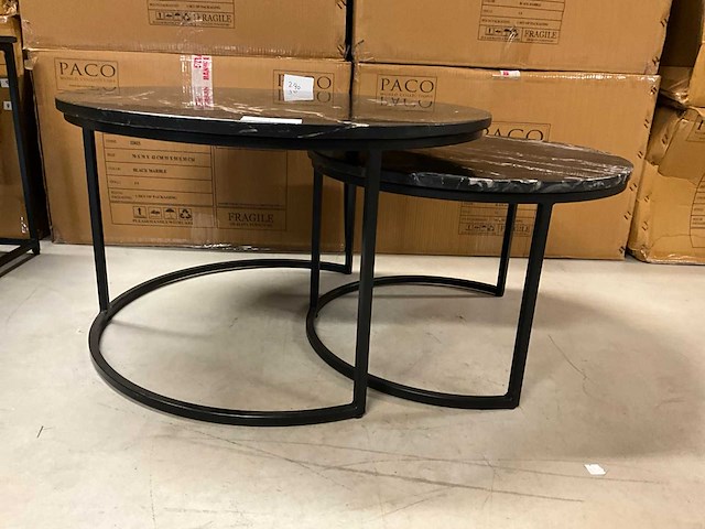 Cotton salontafelset van 2 (4x) - afbeelding 7 van  15