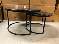 Cotton salontafelset van 2 (4x) - afbeelding 7 van  15