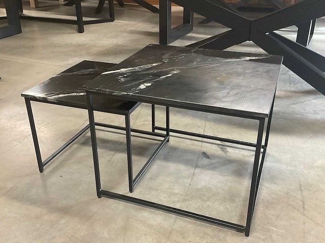 Cotton salontafelset van 2 (5x) - afbeelding 1 van  10