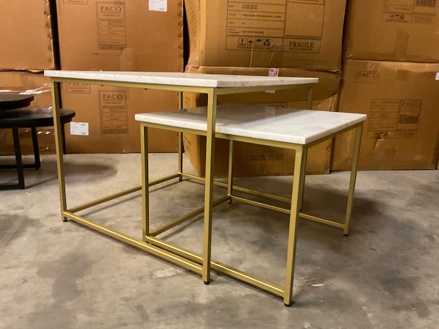 Cotton salontafelset van 2 - afbeelding 6 van  12