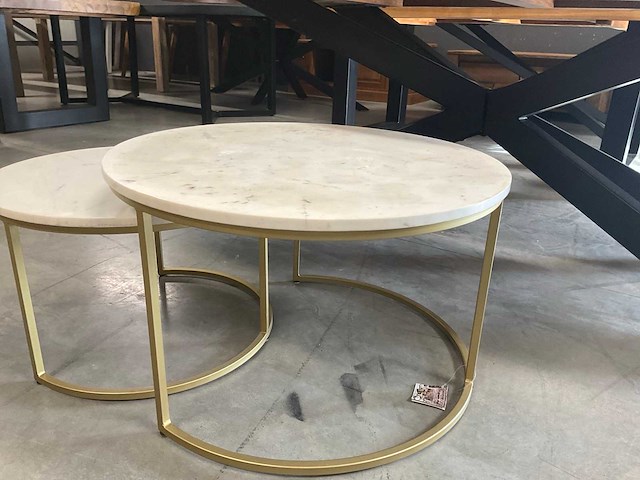 Cotton salontafelset van 2 - afbeelding 12 van  12