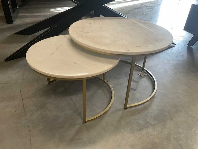 Cotton salontafelset van 2 - afbeelding 8 van  12