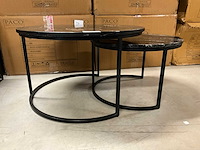 Cotton salontafelset van 2 - afbeelding 1 van  14