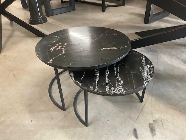 Cotton salontafelset van 2 - afbeelding 6 van  6