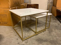 Cotton salontafelset van 2 - afbeelding 1 van  9