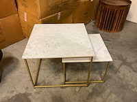 Cotton salontafelset van 2 - afbeelding 9 van  11