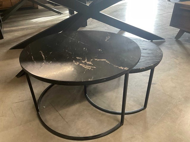 Cotton salontafelset van 2 - afbeelding 5 van  10