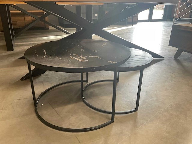 Cotton salontafelset van 2 - afbeelding 3 van  6